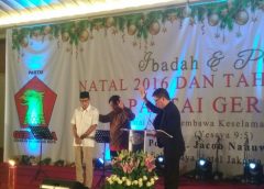 Perayaan Natal Gerindra, Berharap Prabowo  Membawa Damai di NKRI
