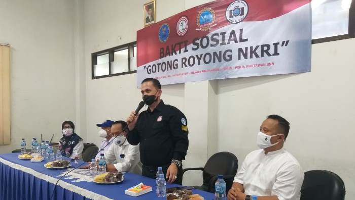 BNN Fokan Serta GMDM Kembali Bagikan Seribu Paket Sembako