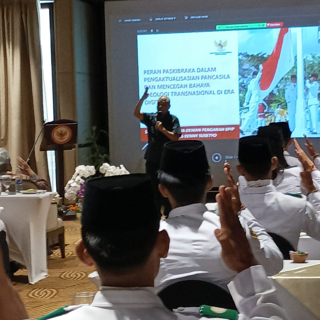 BPIP melakukan Pembinaan Ideologi Pancasila Kepada 9907 Paskibraka dari 13 Provinsi