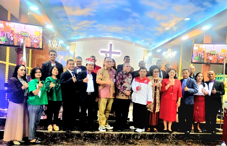 Pewarna PC Depok Berkolaborasi Dengan MUKI dan PSPI-R Menggelar Natal Bersama