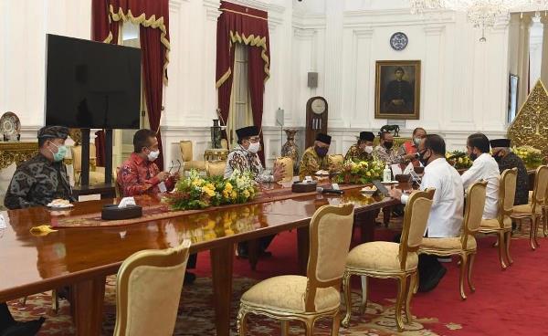 Presiden Jokowi Bahas Penanganan Covid-19 Bersama Tokoh Lintas Agama