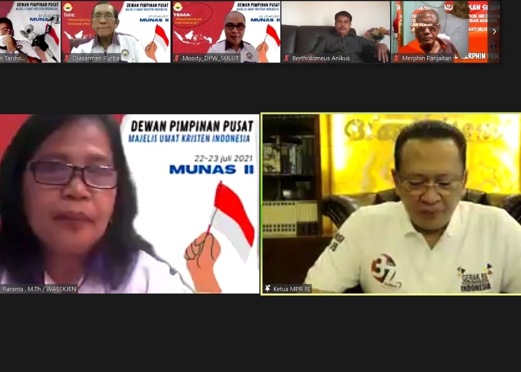 Munas Ke II DPP MUKI Dibuka Ketua MPR RI  Menuju Indonesia Emas 2045  