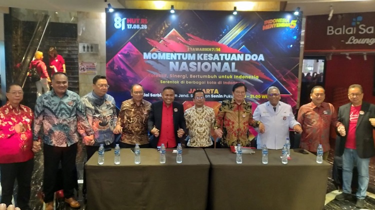 Aras Gereja Nasional Bersama JDN, FGBMFI, Gelar Momentum Kesatuan Doa Nasional 2026 Jakarta